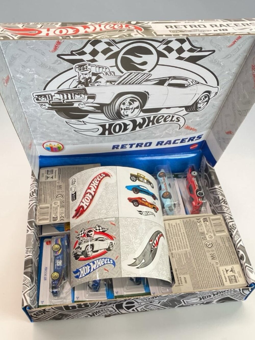 Hot Wheels Trucks 10-Pack Die-Cast Toy Vehicles with Stickers for Kids NEW